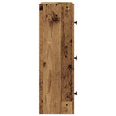 vidaXL antik fa színű szerelt fa könyvespolc 40x24x77 cm