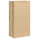 vidaXL kézműves tölgy színű szerelt fa könyvespolc 40x24x77 cm