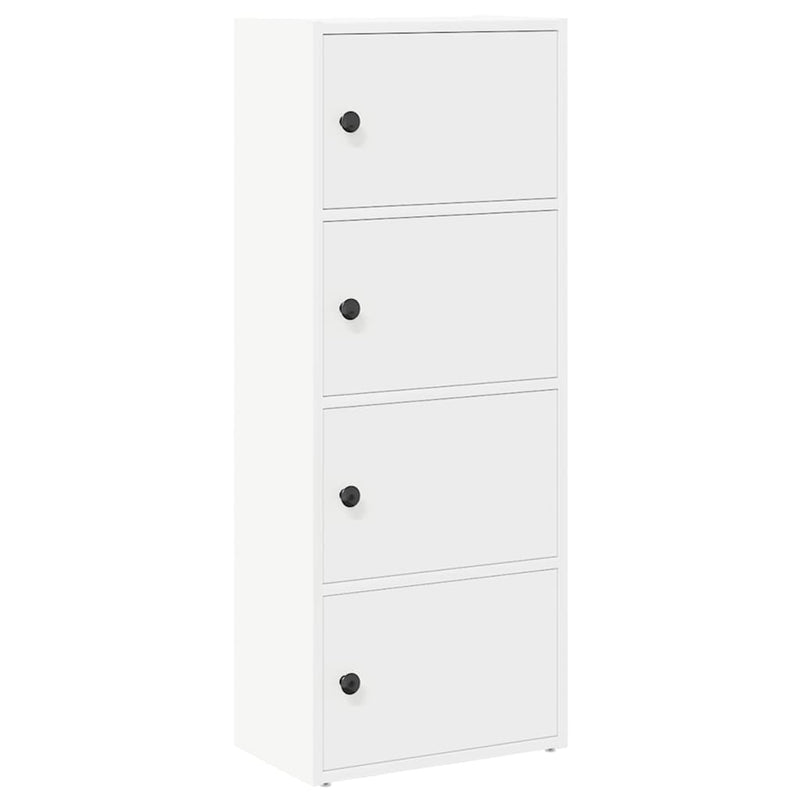 vidaXL fehér szerelt fa könyvespolc 40x24x102 cm