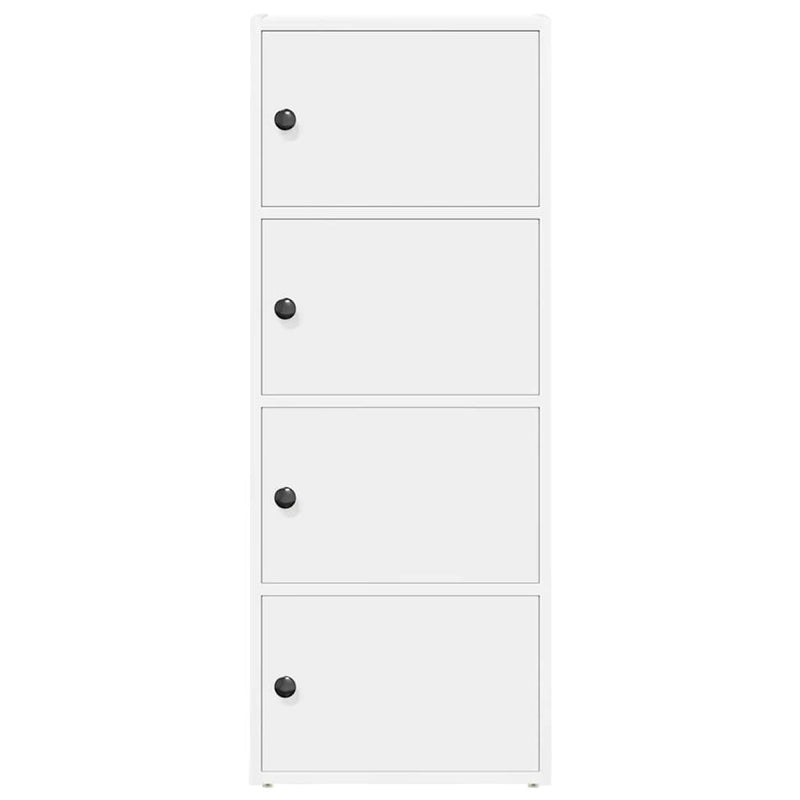 vidaXL fehér szerelt fa könyvespolc 40x24x102 cm