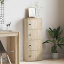 vidaXL sonoma tölgy színű szerelt fa könyvszekrény 40x24x102 cm