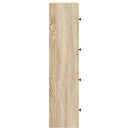 vidaXL sonoma tölgy színű szerelt fa könyvszekrény 40x24x102 cm