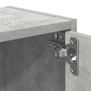 vidaXL betonszürke szerelt fa könyvespolc 40x24x102 cm