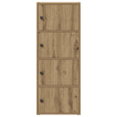 vidaXL kézműves tölgy színű szerelt fa könyvespolc 40x24x102 cm