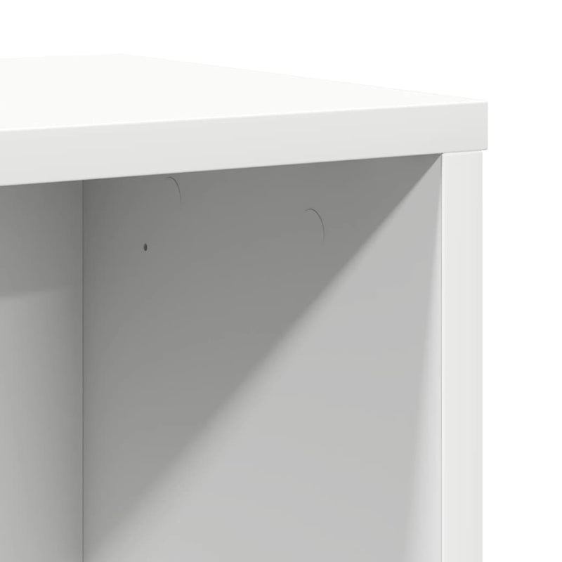 vidaXL fehér szerelt fa könyvespolc 60x24x76,5 cm