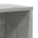 vidaXL betonszürke szerelt fa könyvespolc 60x24x76,5 cm