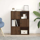 vidaXL barna tölgy színű szerelt fa könyvszekrény 60x24x76,5 cm