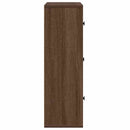 vidaXL barna tölgy színű szerelt fa könyvszekrény 60x24x76,5 cm