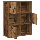 vidaXL antik fa színű szerelt fa könyvespolc 60x24x76,5 cm