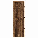 vidaXL antik fa színű szerelt fa könyvespolc 60x24x76,5 cm