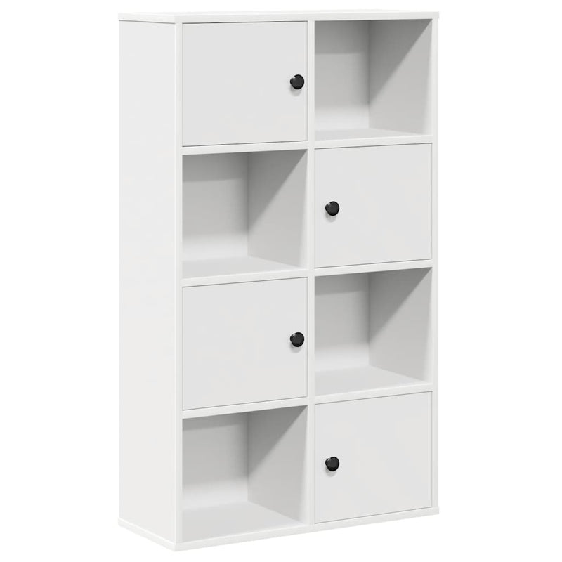 vidaXL fehér szerelt fa könyvespolc 60x24x101,5 cm