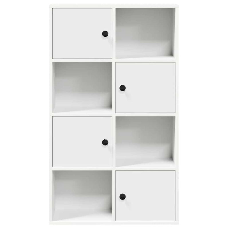 vidaXL fehér szerelt fa könyvespolc 60x24x101,5 cm