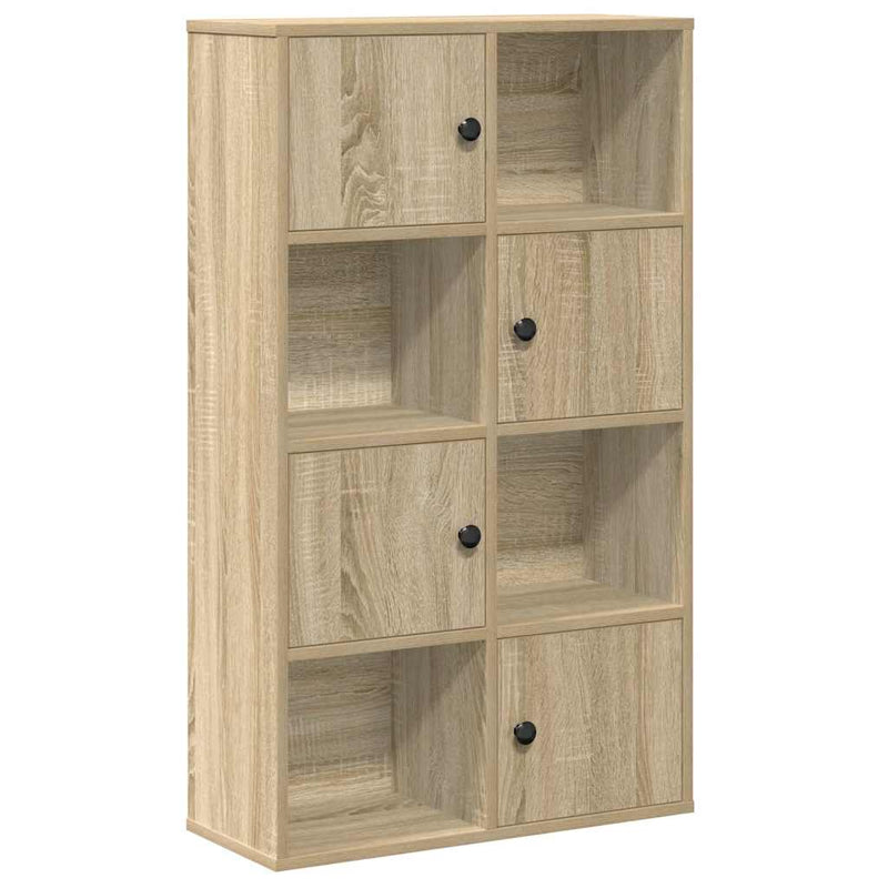 vidaXL sonoma tölgy színű szerelt fa könyvespolc 60x24x101,5 cm