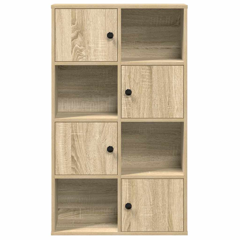 vidaXL sonoma tölgy színű szerelt fa könyvespolc 60x24x101,5 cm