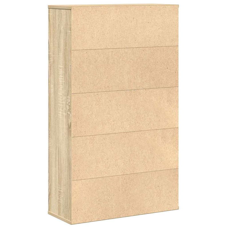 vidaXL sonoma tölgy színű szerelt fa könyvespolc 60x24x101,5 cm