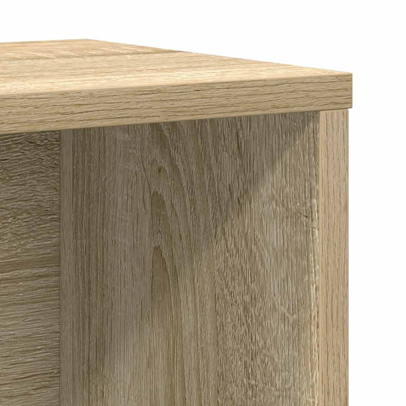 vidaXL sonoma tölgy színű szerelt fa könyvespolc 60x24x101,5 cm