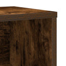 vidaXL füstös tölgy színű szerelt fa könyvszekrény 60x24x101,5 cm