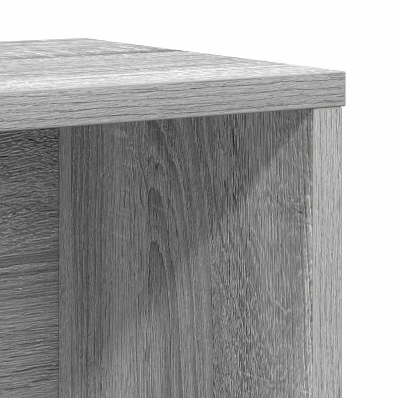 vidaXL szürke sonoma színű szerelt fa könyvespolc 60x24x101,5 cm