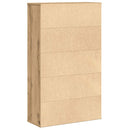 vidaXL kézműves tölgy színű szerelt fa könyvespolc 60x24x101,5 cm