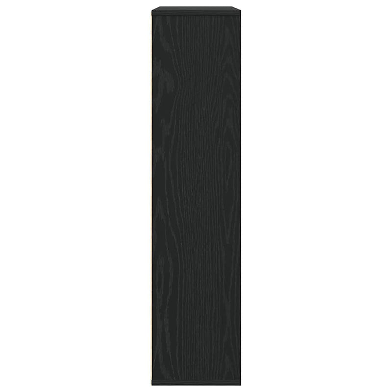 vidaXL Könyvespolc fekete tölgy 89x24x101,5 cm Gépesített fa