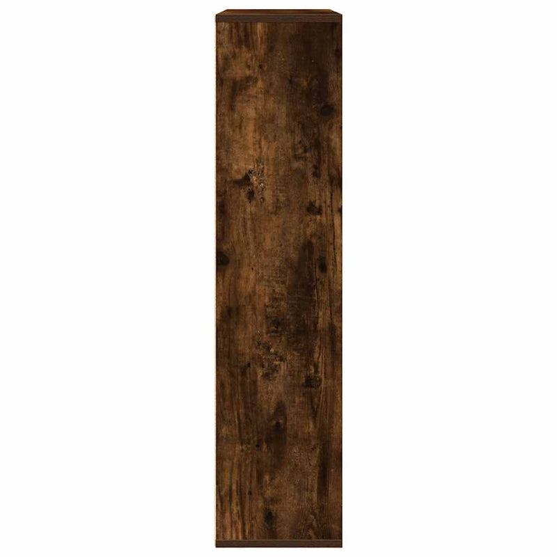 vidaXL füstös tölgy színű szerelt fa könyvszekrény 89x24x101,5 cm