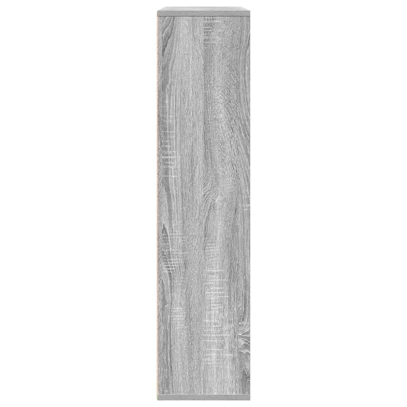 vidaXL szürke sonoma színű szerelt fa könyvespolc 89x24x101,5 cm