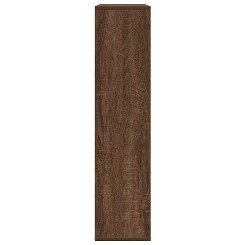 vidaXL barna tölgy színű szerelt fa könyvszekrény 89x24x101,5 cm