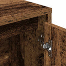 vidaXL antik fa színű szerelt fa könyvespolc 89x24x101,5 cm