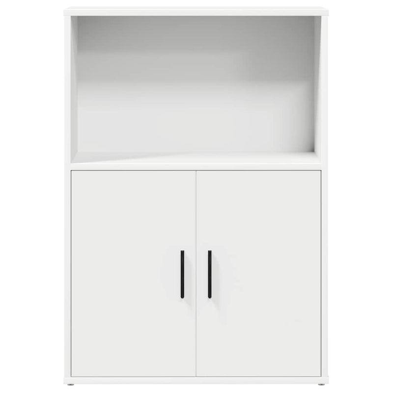 vidaXL fehér szerelt fa könyvespolc 60x24x85 cm