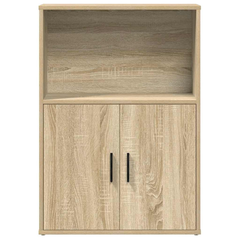 vidaXL sonoma tölgy színű szerelt fa könyvespolc 60x24x85 cm