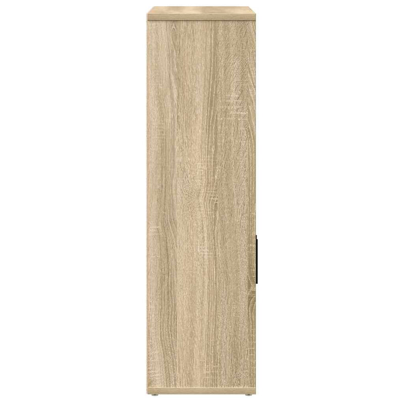 vidaXL sonoma tölgy színű szerelt fa könyvespolc 60x24x85 cm
