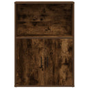 vidaXL füstös tölgy színű szerelt fa könyvszekrény 60x24x85 cm