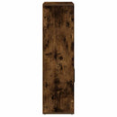 vidaXL füstös tölgy színű szerelt fa könyvszekrény 60x24x85 cm