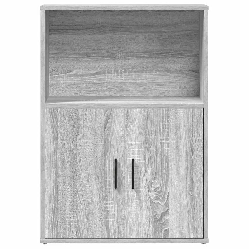 vidaXL szürke sonoma színű szerelt fa könyvespolc 60x24x85 cm