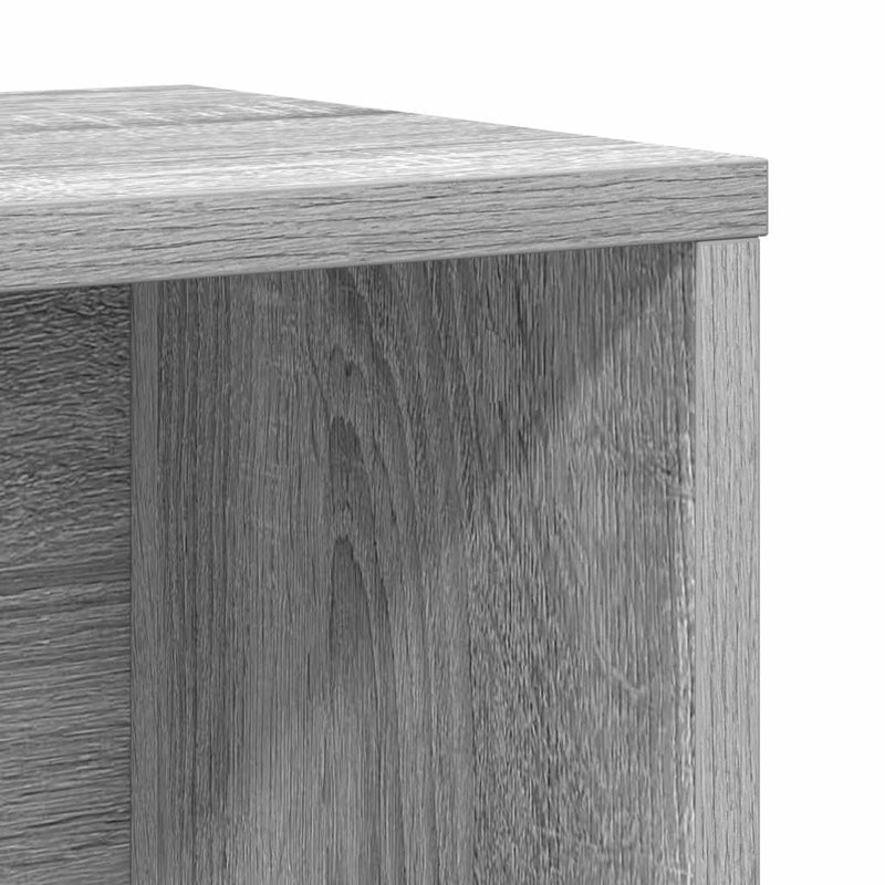 vidaXL szürke sonoma színű szerelt fa könyvespolc 60x24x85 cm