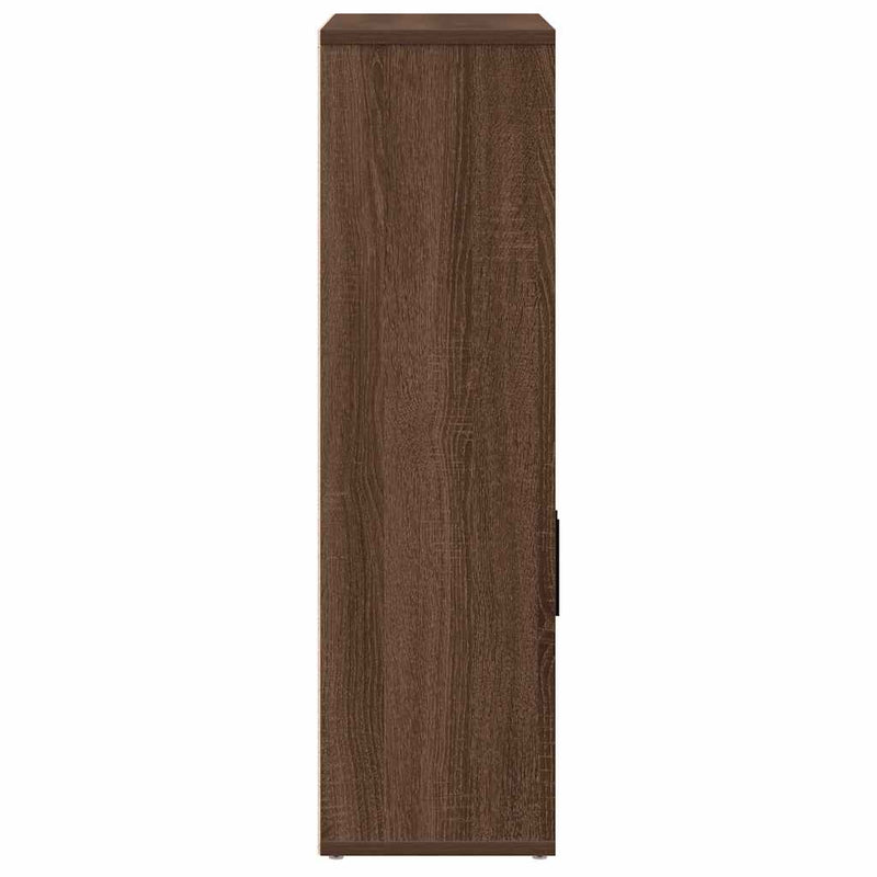 vidaXL barna tölgy színű szerelt fa könyvszekrény 60x24x85 cm