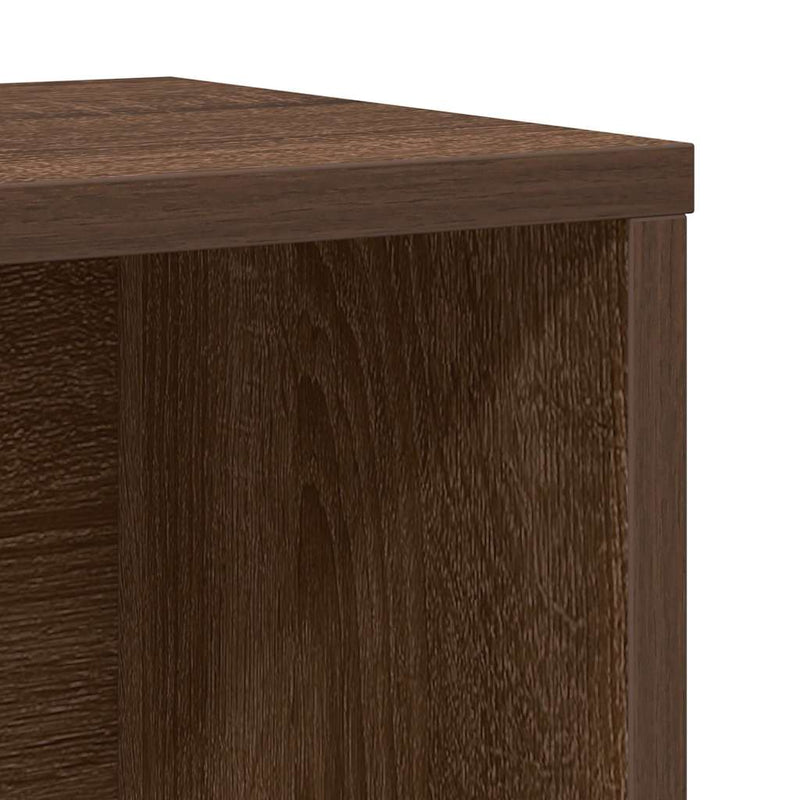 vidaXL barna tölgy színű szerelt fa könyvszekrény 60x24x85 cm