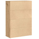 vidaXL kézműves tölgy színű szerelt fa könyvespolc 60x24x85 cm