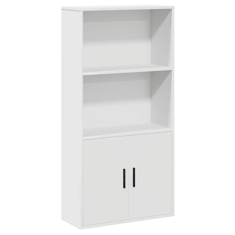 vidaXL fehér szerelt fa könyvespolc 60x24x120 cm