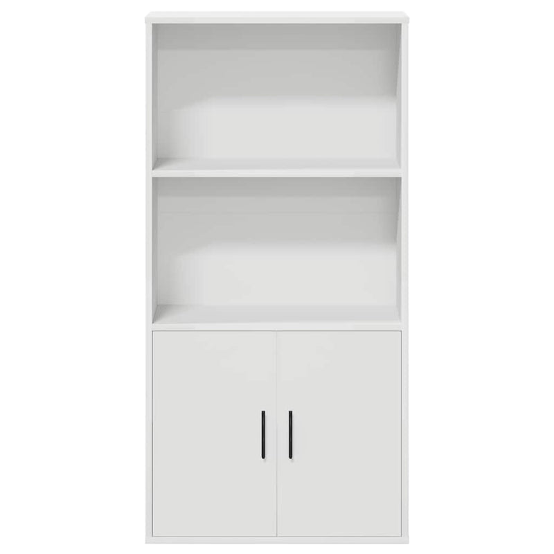 vidaXL fehér szerelt fa könyvespolc 60x24x120 cm