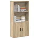 vidaXL sonoma tölgy színű szerelt fa könyvszekrény 60x24x120 cm