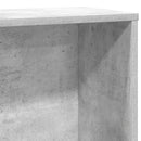 vidaXL betonszürke szerelt fa könyvespolc 60x24x120 cm