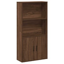 vidaXL barna tölgy színű szerelt fa könyvespolc 60x24x120 cm