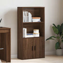 vidaXL barna tölgy színű szerelt fa könyvespolc 60x24x120 cm