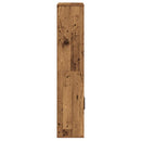 vidaXL antik fa színű szerelt fa könyvespolc 60x24x120 cm