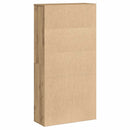 vidaXL kézműves tölgy színű szerelt fa könyvespolc 60x24x120 cm