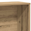 vidaXL kézműves tölgy színű szerelt fa könyvespolc 60x24x120 cm