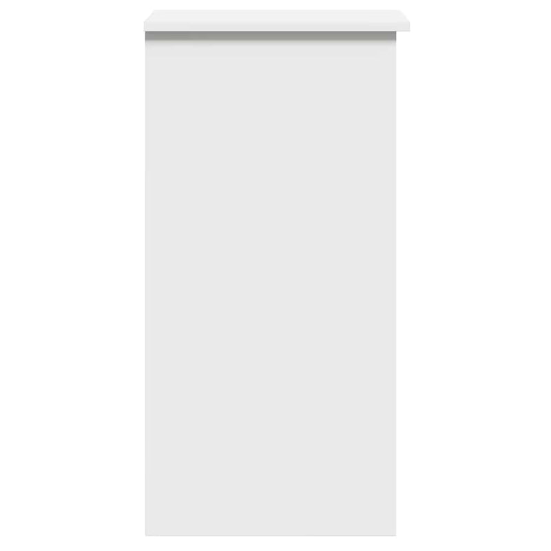 vidaXL fehér forgácslap íróasztal polcokkal 84x40x78 cm