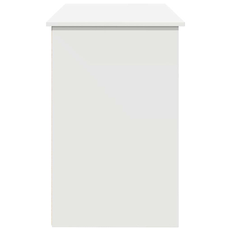 vidaXL fehér szerelt fa íróasztal 102 x 50 x 75 cm