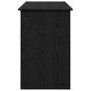 vidaXL fekete szerelt fa íróasztal 102x50x75 cm
